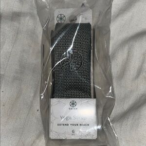 GAIAM Black Yoga Strap